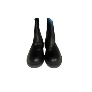 VTG MENS IRON AGE STEEL TOE BLACK WORK BOOTS SIZE 11.5D